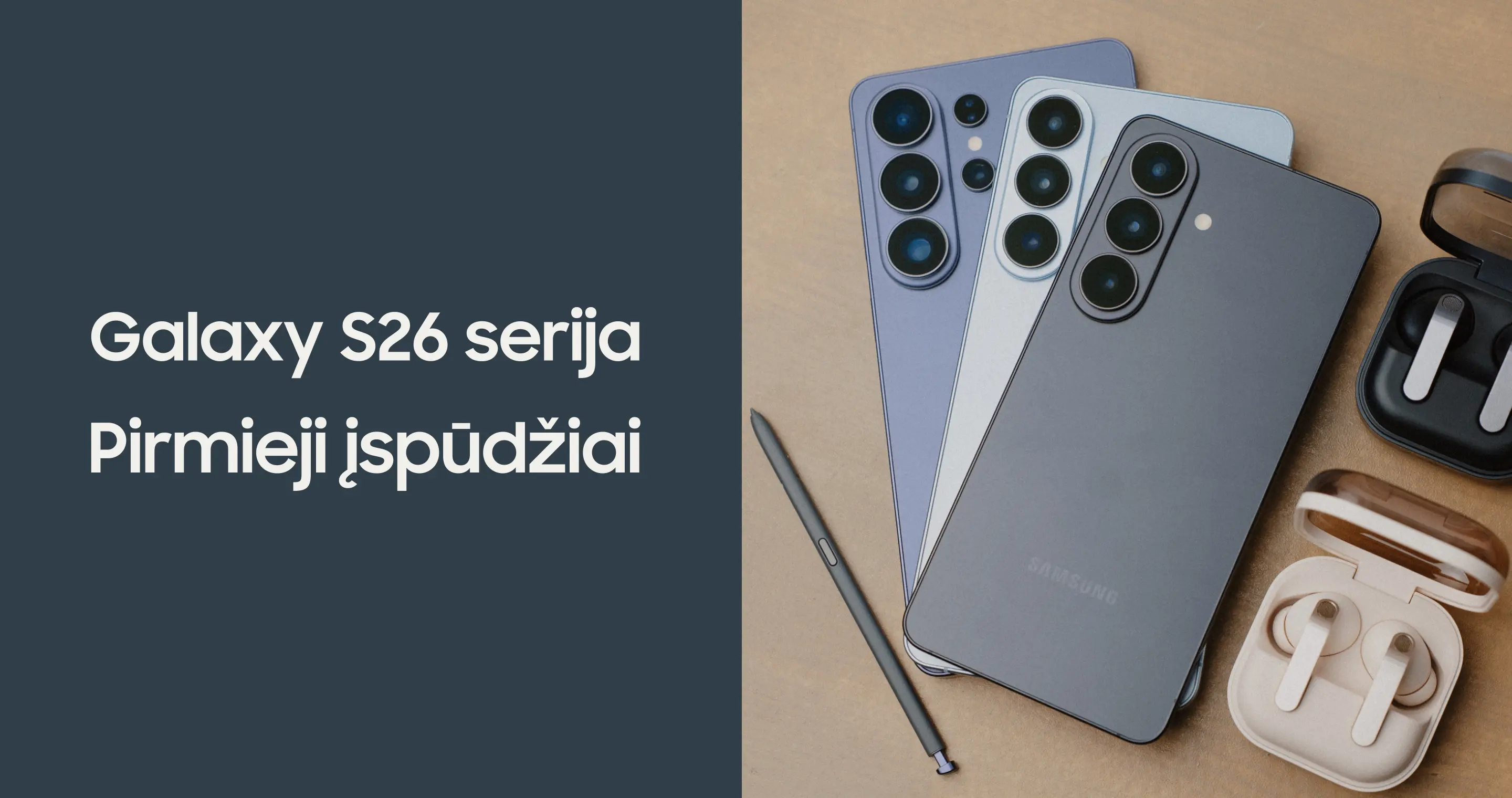 Samsung Galaxy S26 ir Buds4