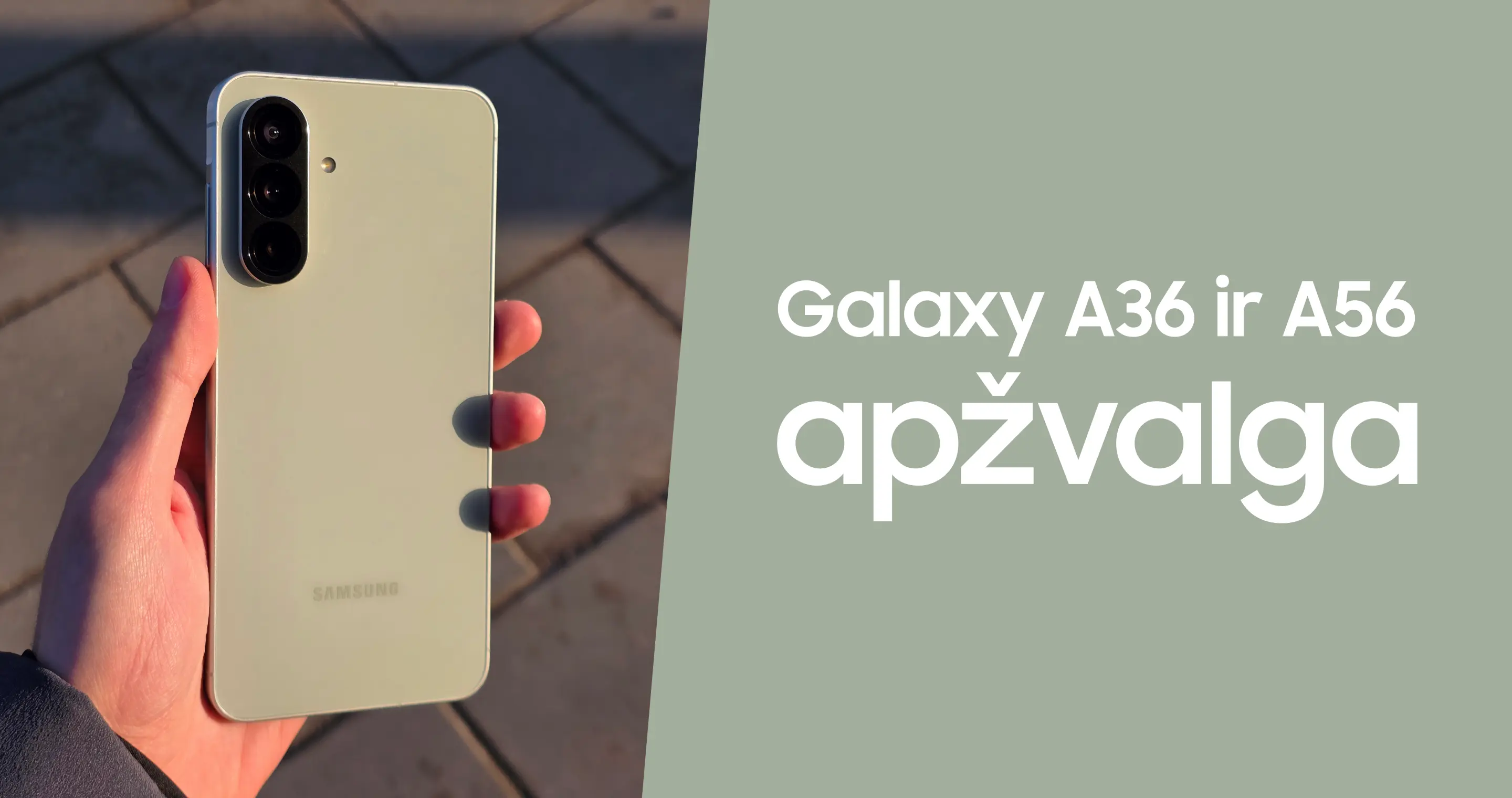Galaxy A56 apžvalga