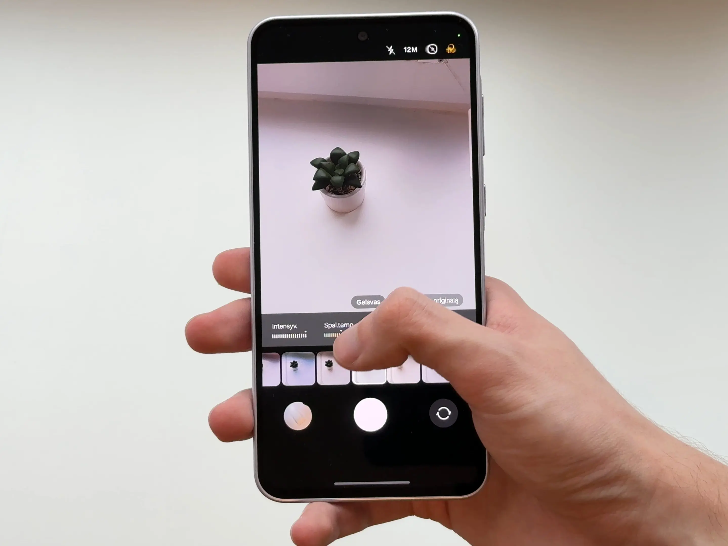 Galaxy A36 ir Galaxy A56 pasirinktinis filtras
