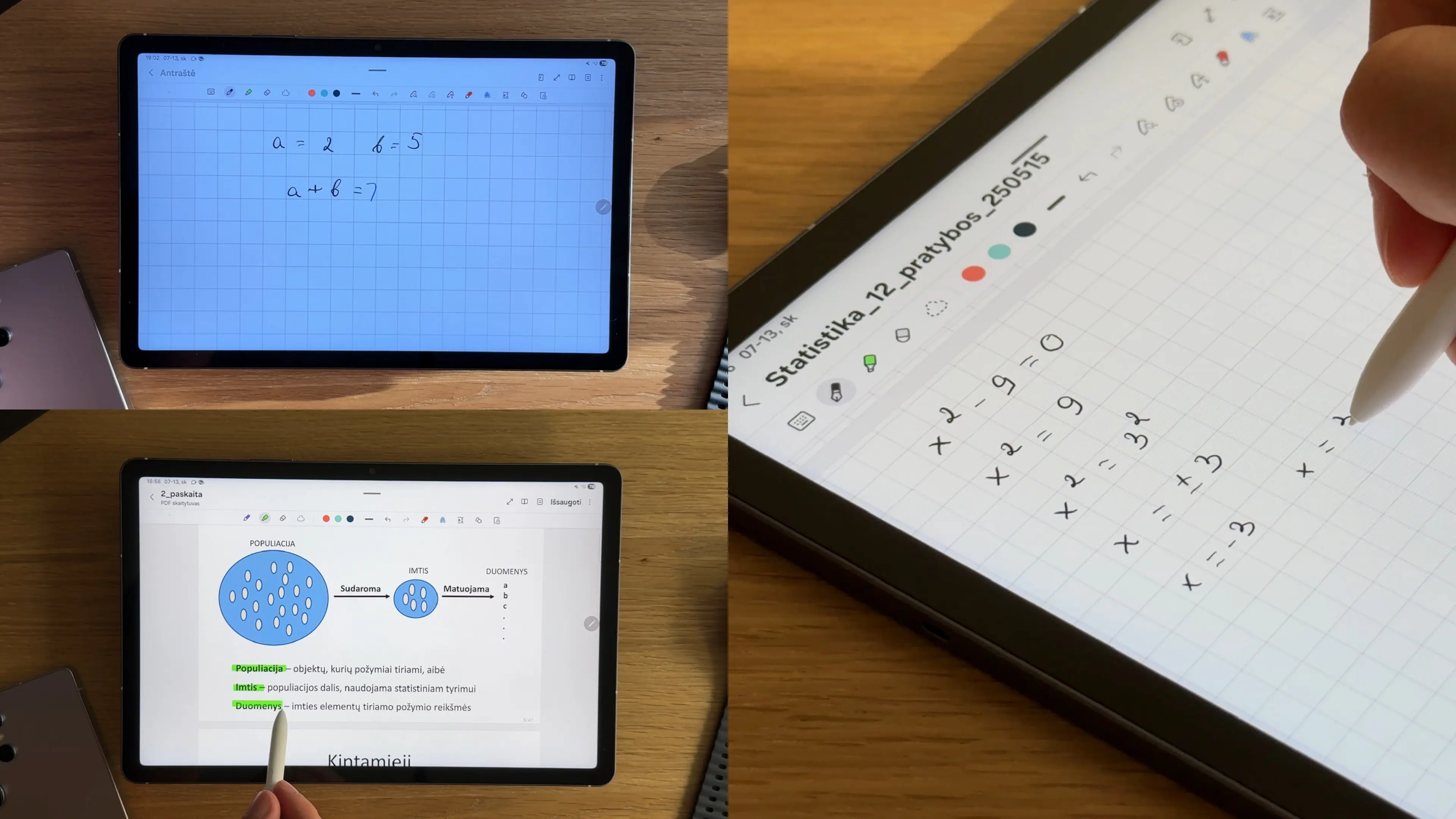 Galaxy Tab S10 FE „Notes“ programėlė