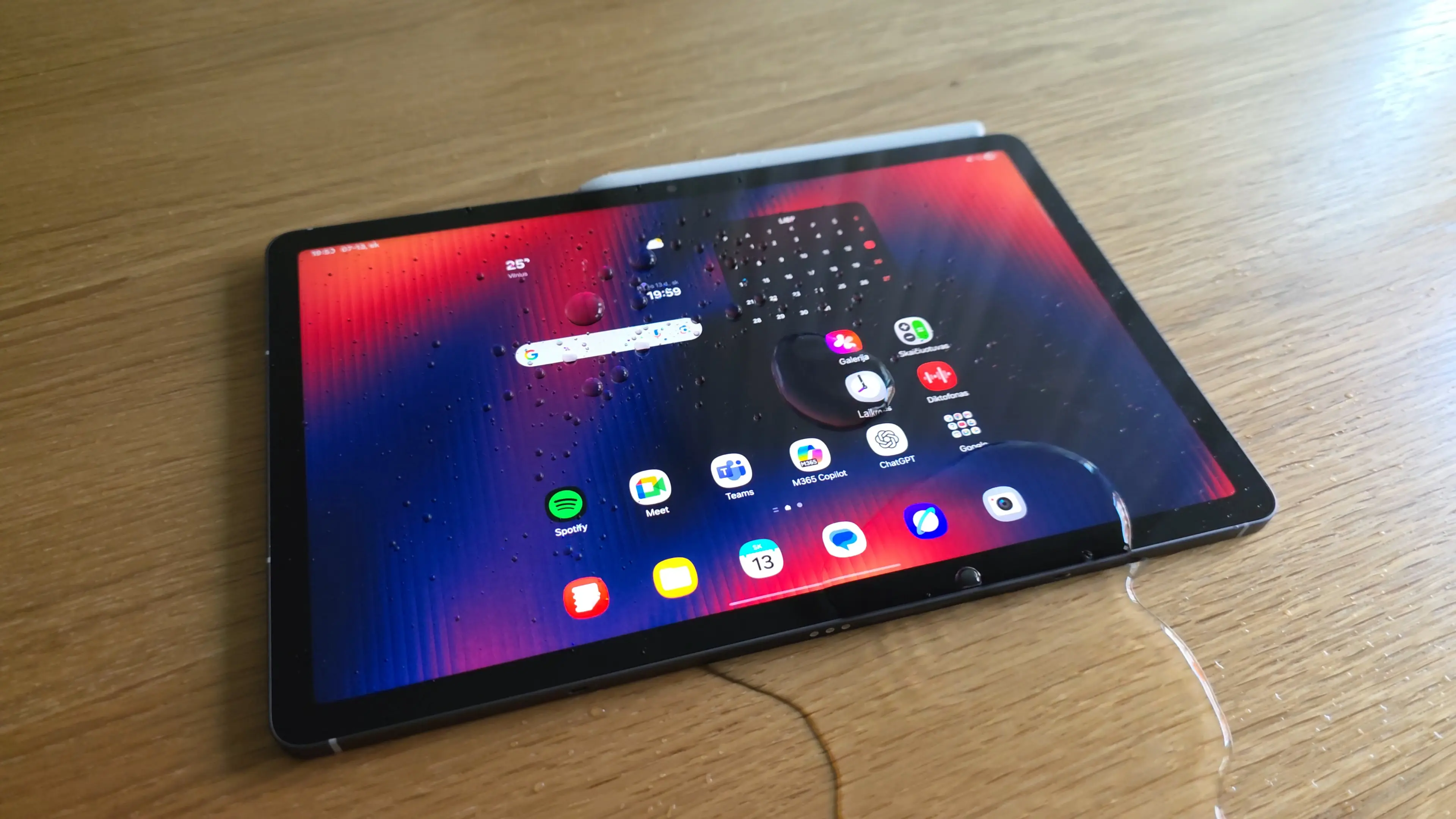 Galaxy Tab S10 FE atsparumas vandeniui