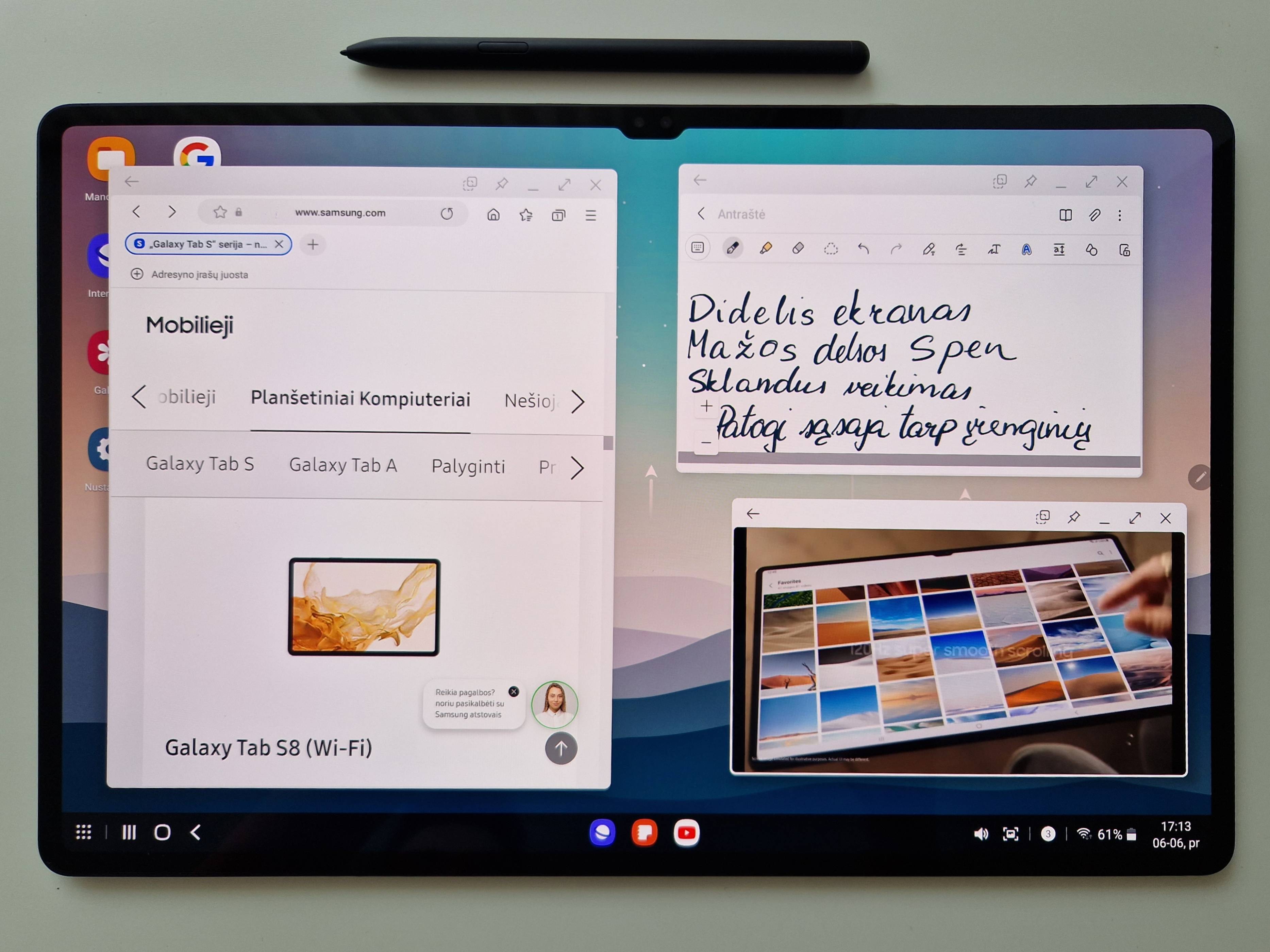 Samsung DeX režimas