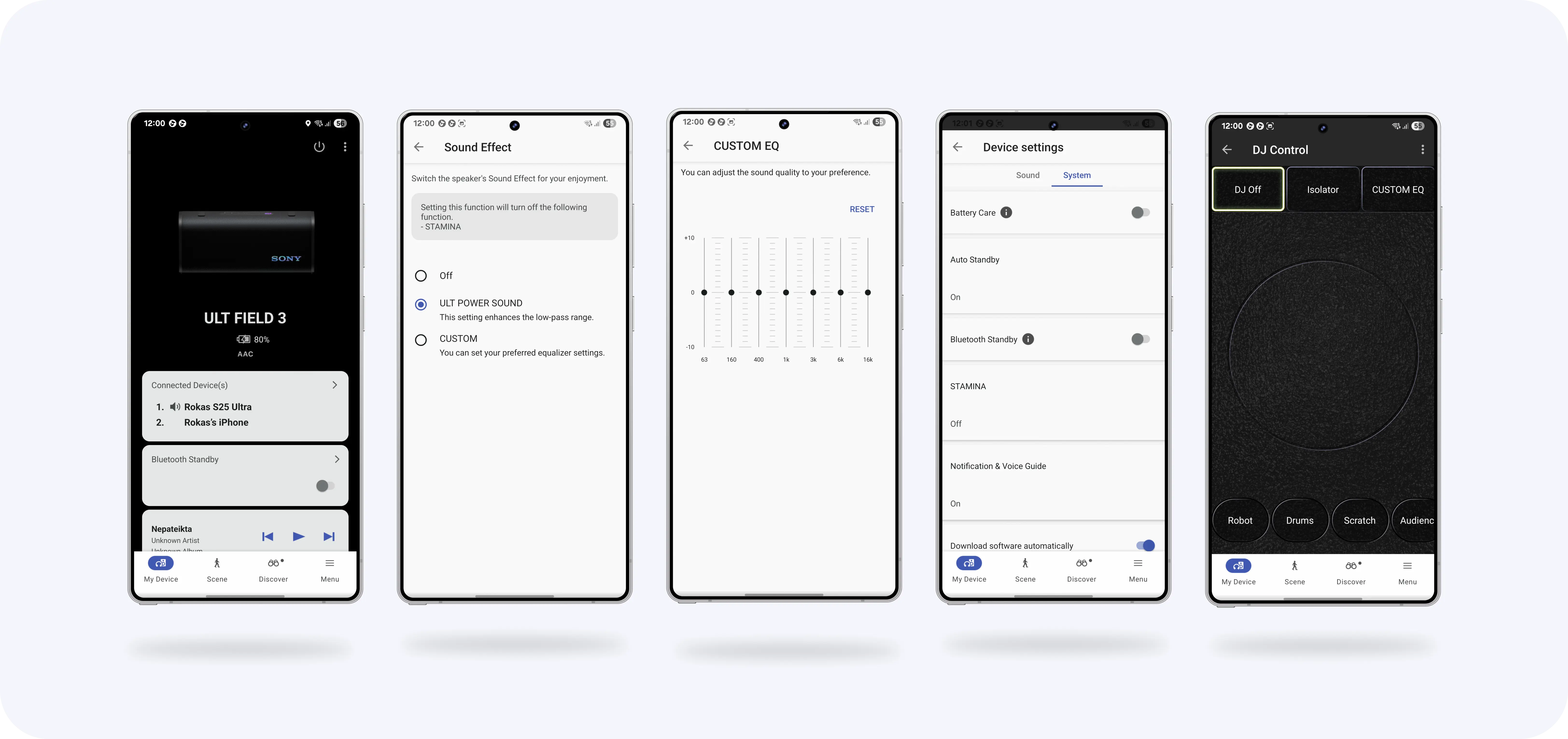 Sony Sound Connect programėlė